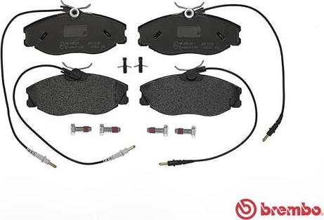 Brembo P 61 057 - Kit pastiglie freno, Freno a disco www.autoricambit.com