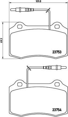 Brembo P 61 064 - Kit pastiglie freno, Freno a disco www.autoricambit.com