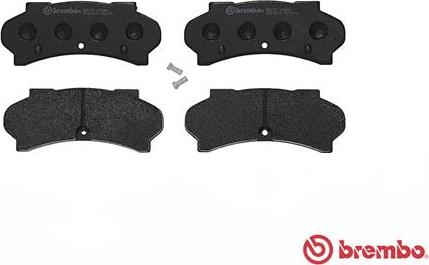 Brembo P 61 011 - Kit pastiglie freno, Freno a disco www.autoricambit.com