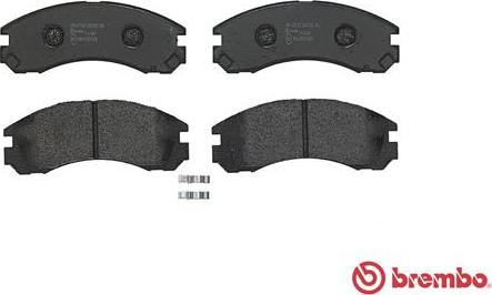 Brembo P 61 089 - Kit pastiglie freno, Freno a disco www.autoricambit.com