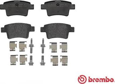 Brembo P 61 085 - Kit pastiglie freno, Freno a disco www.autoricambit.com