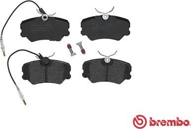 Brembo P 61 035 - Kit pastiglie freno, Freno a disco www.autoricambit.com