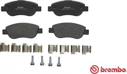 Brembo P 68 049 - Kit pastiglie freno, Freno a disco www.autoricambit.com