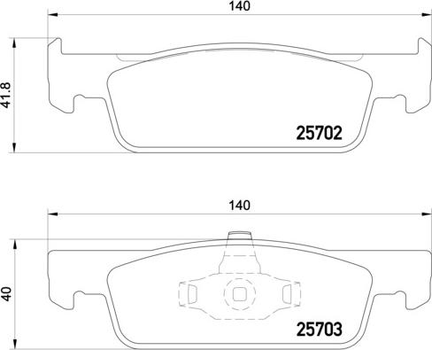 Brembo P 68 059X - Kit pastiglie freno, Freno a disco www.autoricambit.com