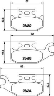 Brembo P 68 056 - Kit pastiglie freno, Freno a disco www.autoricambit.com