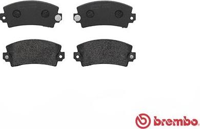 Brembo P 68 004 - Kit pastiglie freno, Freno a disco www.autoricambit.com