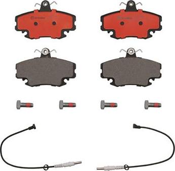 Brembo P68008N - Kit pastiglie freno, Freno a disco www.autoricambit.com