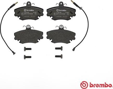 Brembo P 68 008 - Kit pastiglie freno, Freno a disco www.autoricambit.com