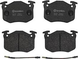 Brembo P 68 011 - Kit pastiglie freno, Freno a disco www.autoricambit.com