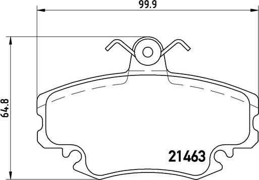 Brembo P68038N - Kit pastiglie freno, Freno a disco www.autoricambit.com