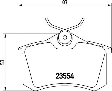 Brembo P 68 024 - Kit pastiglie freno, Freno a disco www.autoricambit.com