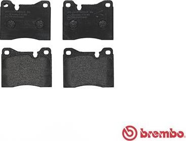 Brembo P 06 002 - Kit pastiglie freno, Freno a disco www.autoricambit.com