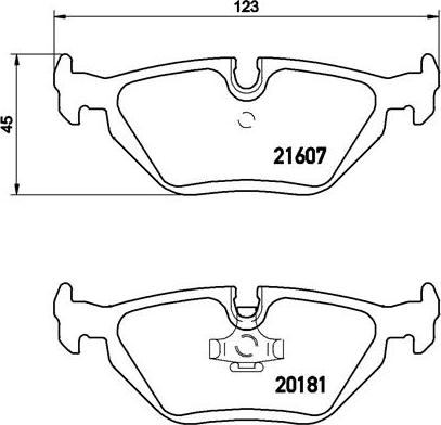 Brembo P 06 013 - Kit pastiglie freno, Freno a disco www.autoricambit.com