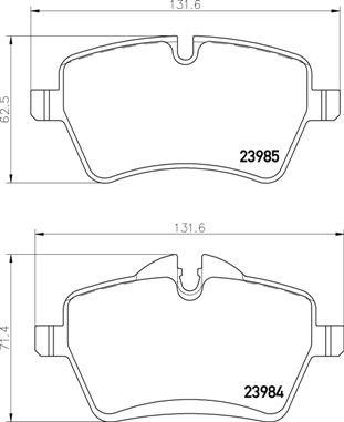 Brembo P 06 086 - Kit pastiglie freno, Freno a disco www.autoricambit.com