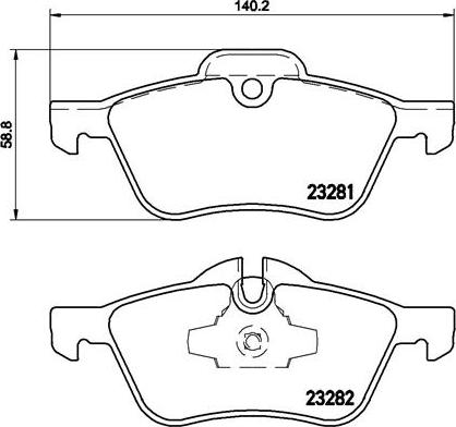 Brembo P 06 030 - Kit pastiglie freno, Freno a disco www.autoricambit.com