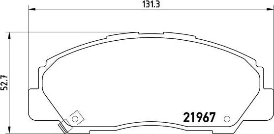 Brembo P 16 010 - Kit pastiglie freno, Freno a disco www.autoricambit.com