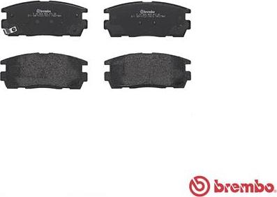 Brembo P 10 004 - Kit pastiglie freno, Freno a disco www.autoricambit.com