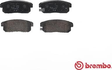 Brembo P 10 005 - Kit pastiglie freno, Freno a disco www.autoricambit.com