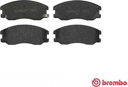 Brembo P 10 003 - Kit pastiglie freno, Freno a disco www.autoricambit.com