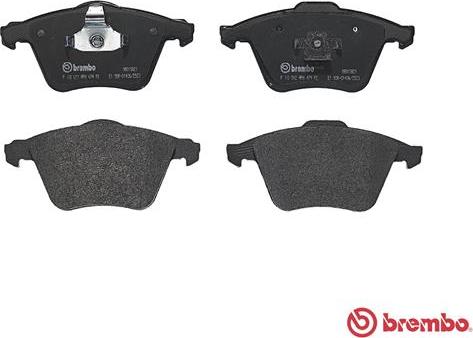 Brembo P 10 012 - Kit pastiglie freno, Freno a disco www.autoricambit.com