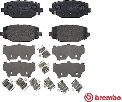 Brembo P 11 032 - Kit pastiglie freno, Freno a disco www.autoricambit.com