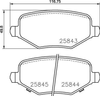 Brembo P 18 029 - Kit pastiglie freno, Freno a disco www.autoricambit.com