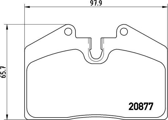 Brembo P 85 094 - Kit pastiglie freno, Freno a disco www.autoricambit.com