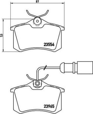 Brembo P 85 058 - Kit pastiglie freno, Freno a disco www.autoricambit.com