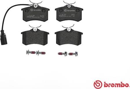 Brembo P 85 058 - Kit pastiglie freno, Freno a disco www.autoricambit.com