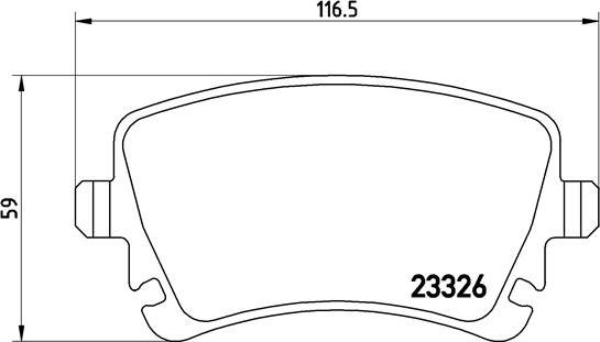 Brembo P 85 064 - Kit pastiglie freno, Freno a disco www.autoricambit.com