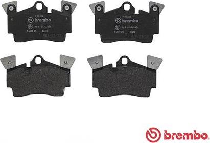 Brembo P 85 088 - Kit pastiglie freno, Freno a disco www.autoricambit.com