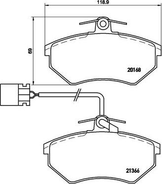 Brembo P 85 034 - Kit pastiglie freno, Freno a disco www.autoricambit.com