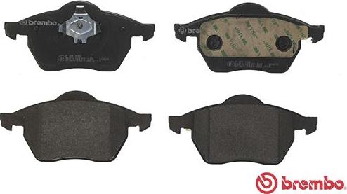 Brembo P 85 036 - Kit pastiglie freno, Freno a disco www.autoricambit.com