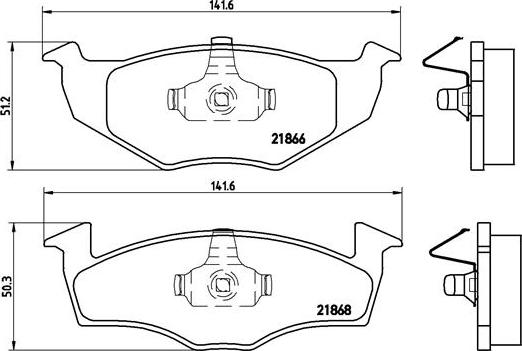 Brembo P 85 031 - Kit pastiglie freno, Freno a disco www.autoricambit.com