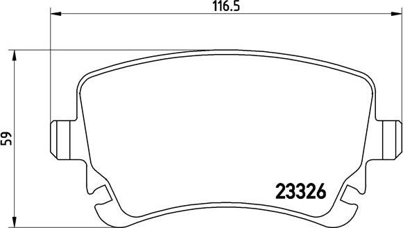 Brembo P 85 076 - Kit pastiglie freno, Freno a disco www.autoricambit.com