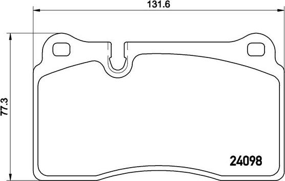 Brembo P 85 116 - Kit pastiglie freno, Freno a disco www.autoricambit.com