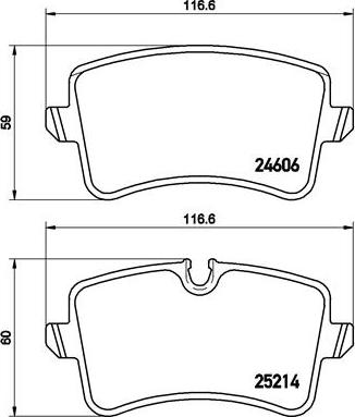 Brembo P 85 118X - Kit pastiglie freno, Freno a disco www.autoricambit.com