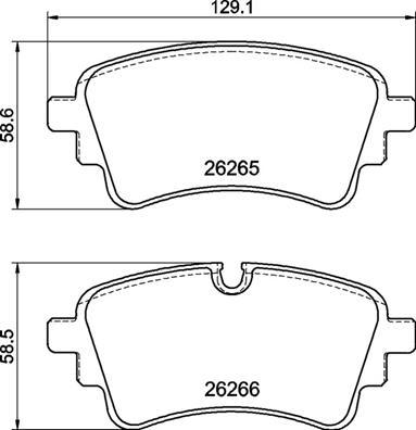 Brembo P 85 185 - Kit pastiglie freno, Freno a disco www.autoricambit.com