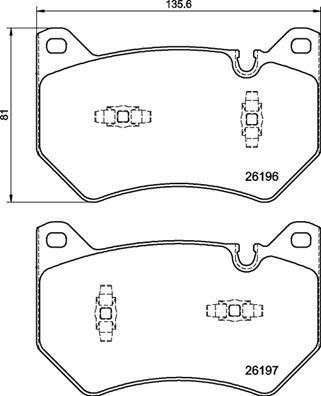 Brembo P 85 181 - Kit pastiglie freno, Freno a disco www.autoricambit.com