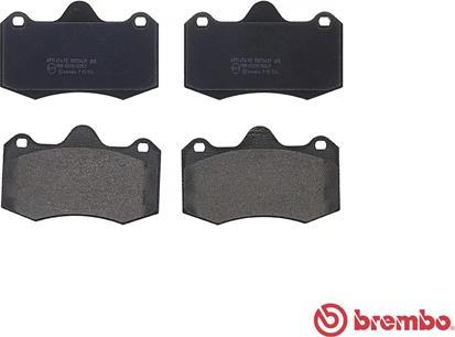 Brembo P 85 134 - Kit pastiglie freno, Freno a disco www.autoricambit.com