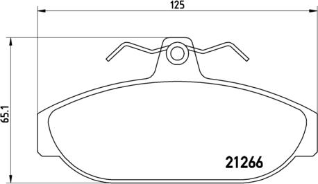 Brembo P 86 005 - Kit pastiglie freno, Freno a disco www.autoricambit.com