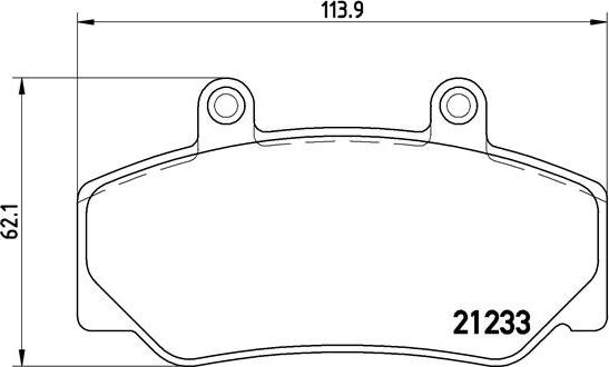 Brembo P 86 006 - Kit pastiglie freno, Freno a disco www.autoricambit.com