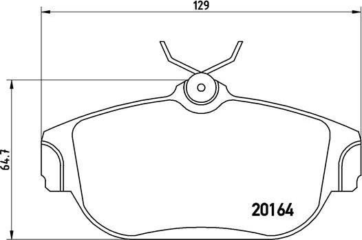 Brembo P 86 007 - Kit pastiglie freno, Freno a disco www.autoricambit.com