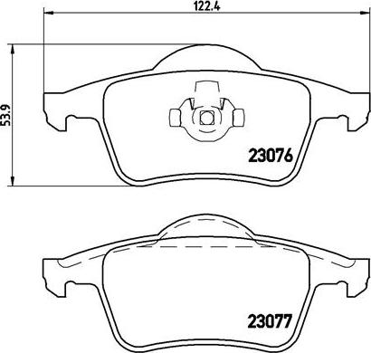 Brembo P 86 014 - Kit pastiglie freno, Freno a disco www.autoricambit.com