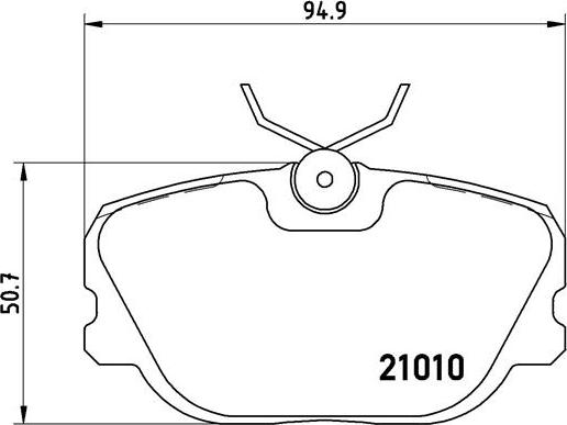 Brembo P 86 011 - Kit pastiglie freno, Freno a disco www.autoricambit.com