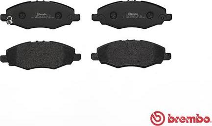 Brembo P 83 094 - Kit pastiglie freno, Freno a disco www.autoricambit.com