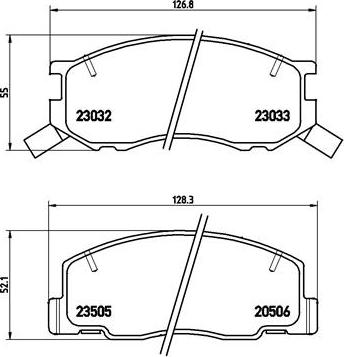 Ferodo FDB1464 - Kit pastiglie freno, Freno a disco www.autoricambit.com