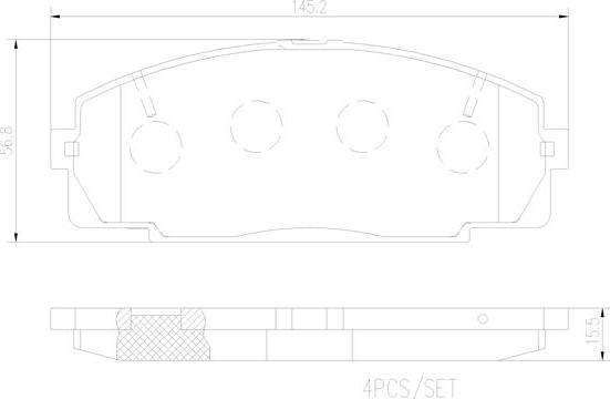 Brembo P83092N - Kit pastiglie freno, Freno a disco www.autoricambit.com