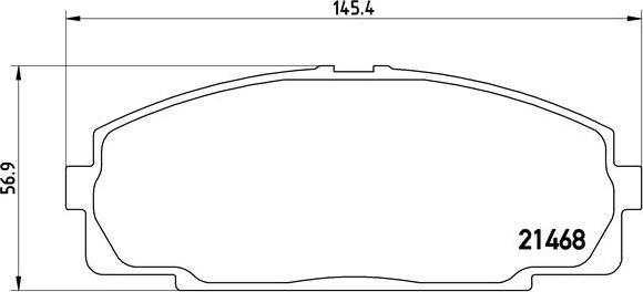 Brembo P 83 092 - Kit pastiglie freno, Freno a disco www.autoricambit.com