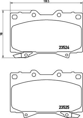 Brembo P 83 048 - Kit pastiglie freno, Freno a disco www.autoricambit.com